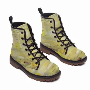 Men Borders Leather Work Boots