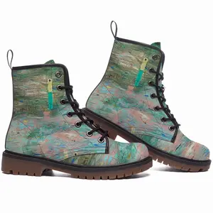 Men Undersea Leather Work Boots