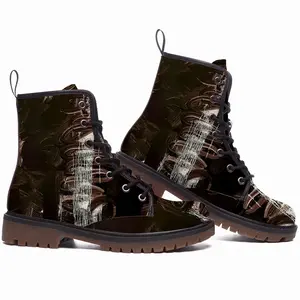 Men Outretemps Leather Work Boots