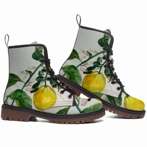 Men Lemon Branch Leather Work Boots