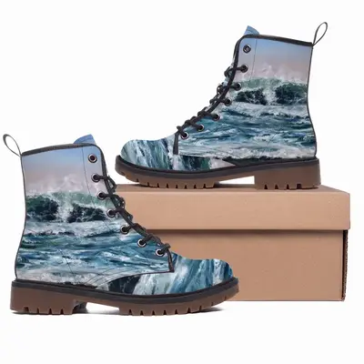 Men Serenade To The Sea Leather Work Boots