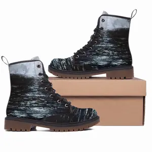 Men Moonlit Path Leather Work Boots