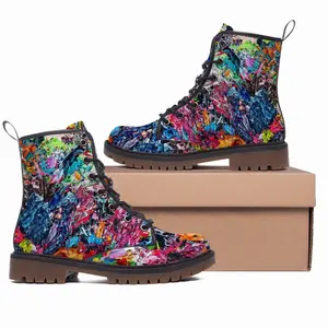 Men Palett Of A Young Painter 2019 Leather Work Boots