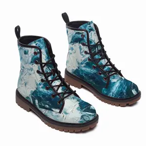 Men Sea Splash Leather Work Boots