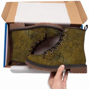 Men Hidden Treasures Leather Work Boots