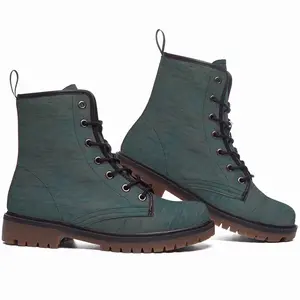 Men Sea Mist Leather Work Boots