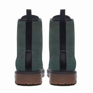 Men Sea Mist Leather Work Boots