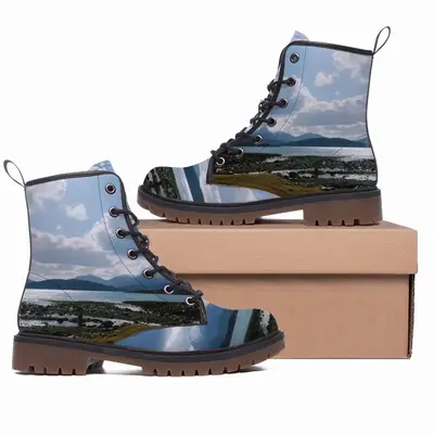 Men Cold Spring Day Leather Work Boots