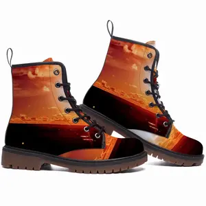 Men Spring Evening In Achavanich Leather Work Boots