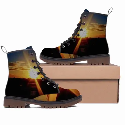 Men Sunset In Wick Leather Work Boots