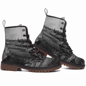 Men River In Flood Leather Work Boots