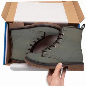 Men Foggy Day Leather Work Boots