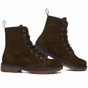 Men Inherited Wealth Leather Work Boots