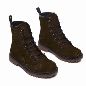 Men Inherited Wealth Leather Work Boots