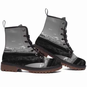 Men Far North Wind Turbine Leather Work Boots