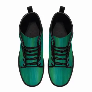 Men Emerald And Blue Ii Leather Work Boots