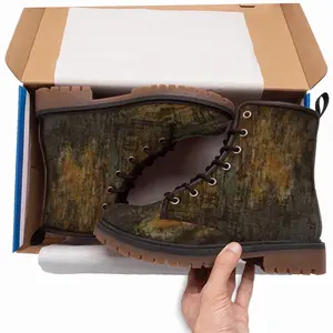 Men Losing Sight Leather Work Boots