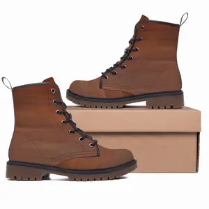 Men Rosewood Leather Work Boots