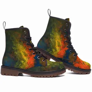 Men Mystic Jewel Leather Work Boots