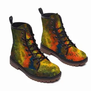 Men Mystic Jewel Leather Work Boots