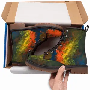 Men Mystic Jewel Leather Work Boots