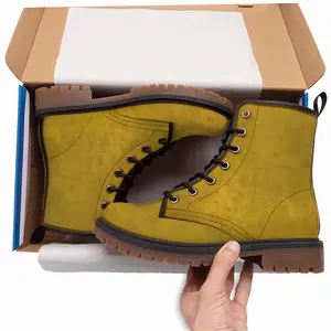 Men Divided Leather Work Boots