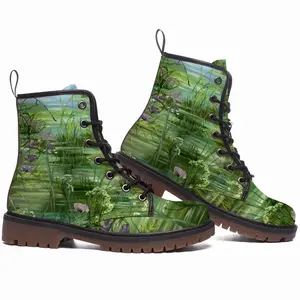 Men Pond Interior Gift Idea Leather Work Boots