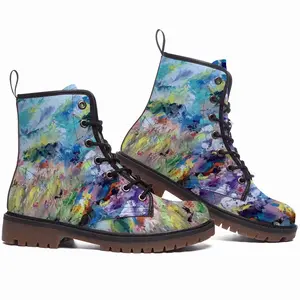 Men Mad Meadow Abstract Leather Work Boots