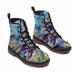 Men Mad Meadow Abstract Leather Work Boots