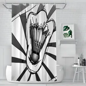 Shuttlecock Shower Curtain (Multi-Size)