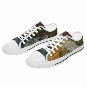 Men In The Garden Retro Canvas Shoes