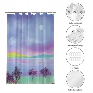 Moon Trees Shower Curtain (Multi-Size)