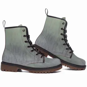 Men Fresh Mint Leather Work Boots