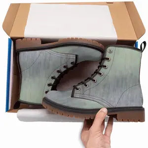 Men Fresh Mint Leather Work Boots