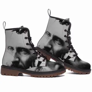 Men Vincent Van Gogh Leather Work Boots