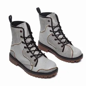 Men Blanket Of Snow Leather Work Boots