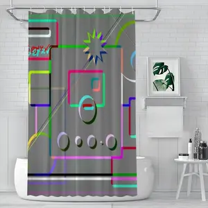 C_V_Bcx_5 Shower Curtain (Multi-Size)