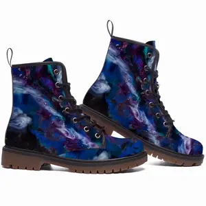 Men Milky Way Leather Work Boots