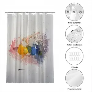 Basic Spectrum A Shower Curtain (Multi-Size)