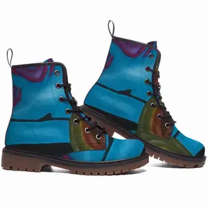 Men My Hokusai 14 Leather Work Boots