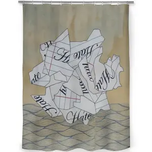 Crush Hate Shower Curtain (Multi-Size)