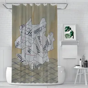 Crush Hate Shower Curtain (Multi-Size)