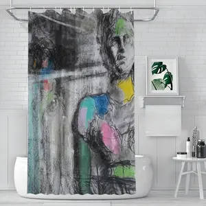 Almost Still Life Synthesis Shower Curtain (Multi-Size)