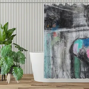 Almost Still Life Synthesis Shower Curtain (Multi-Size)