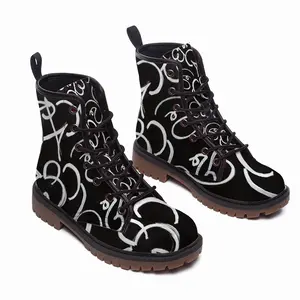 Men Chalkboard Memories Leather Work Boots