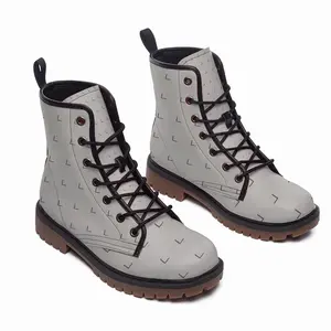 Men Beautiful Squares Leather Work Boots