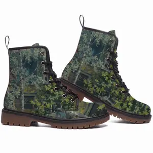 Men The Overgrown Old House Leather Work Boots