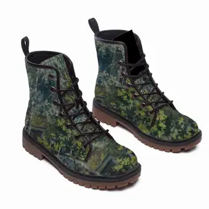 Men The Overgrown Old House Leather Work Boots