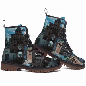 Men The Kremlins Pyatnitsky Gate In Kolomna Leather Work Boots