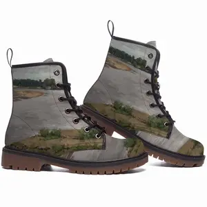 Men Summer On The Sysola River Leather Work Boots